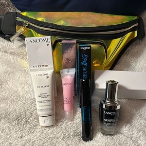 Lancome Fanny pack with product